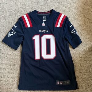 Nike Patriots Navy and Red Jersey